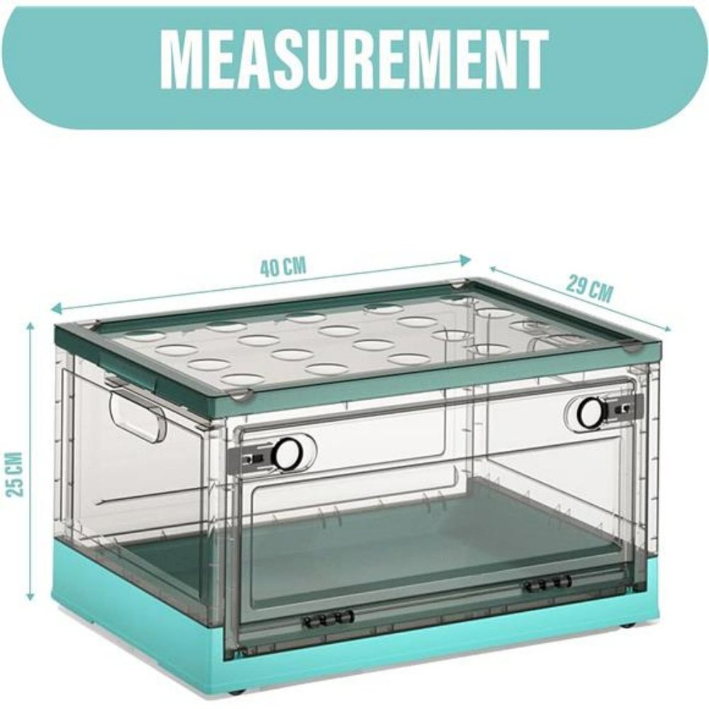 Foldable Organization & Storage Containers - Collapsible Containers with - Picture 2 of 6